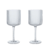 Ripple Rotwein Gläser 2er Set | klar