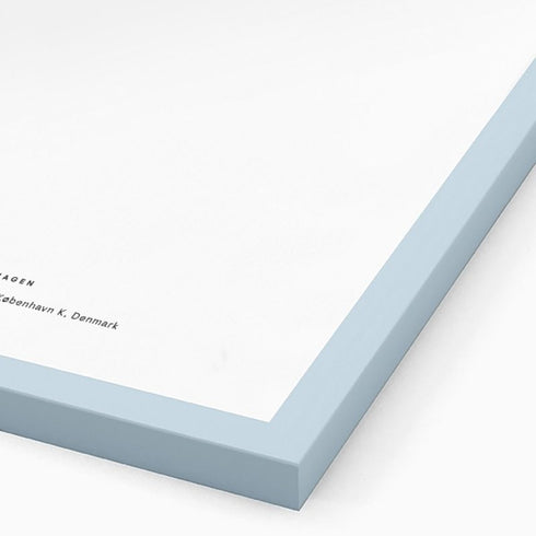 Bilderrahmen (Glas) 50x70cm | light blue