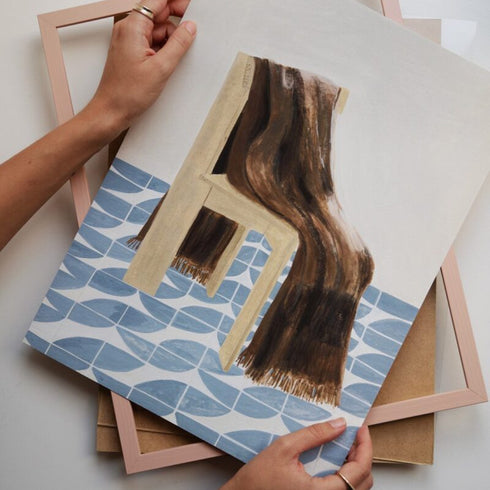 Bilderrahmen (Glas) 30x40cm | pink