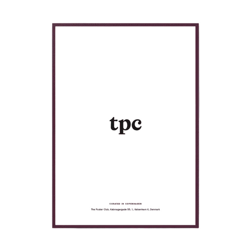 Bilderrahmen (Glas) 30x40cm | plum