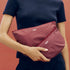 Pouch Grid small | burgundy