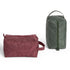Wash Bag Grid medium | dark green