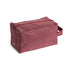 Wash Bag Grid medium | burgundy