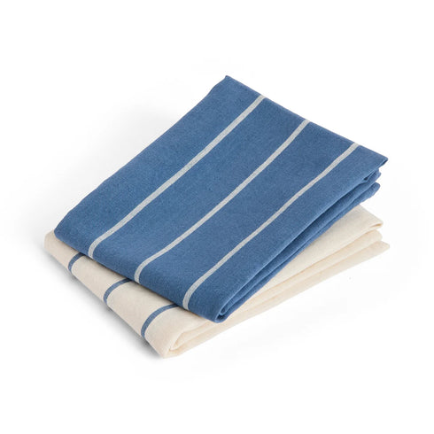 Outdoor Market Geschirrtuch | blue stripes