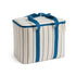 Outdoor Market Kühltasche | beige with blue stripes