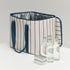 Outdoor Market Kühltasche | beige with blue stripes