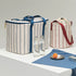 Outdoor Market Geschirrtuch | blue stripes