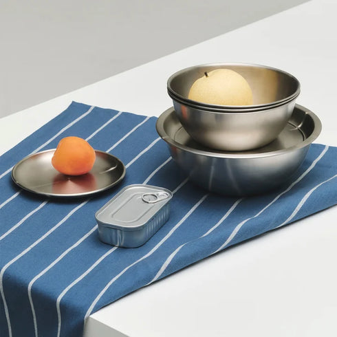 Outdoor Market Geschirrtuch | blue stripes