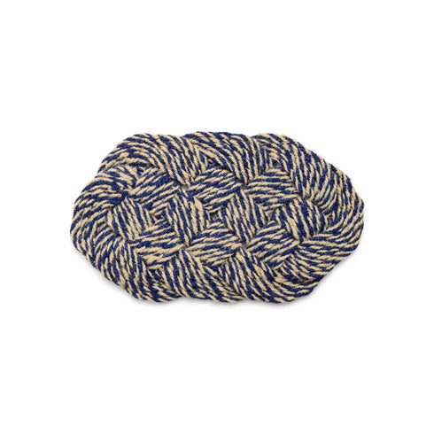 Fussmatte Coco | blue & white