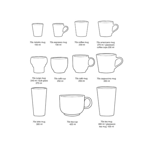 2er Set Lungo Becher | CORAL