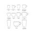 2er Set Lungo Becher | CORAL