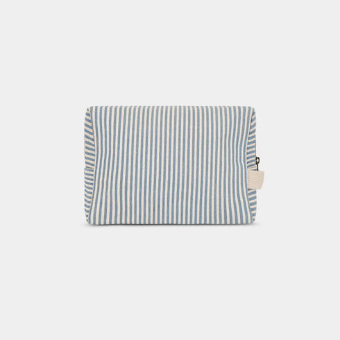 Neccessaire Leon gestreift | blau