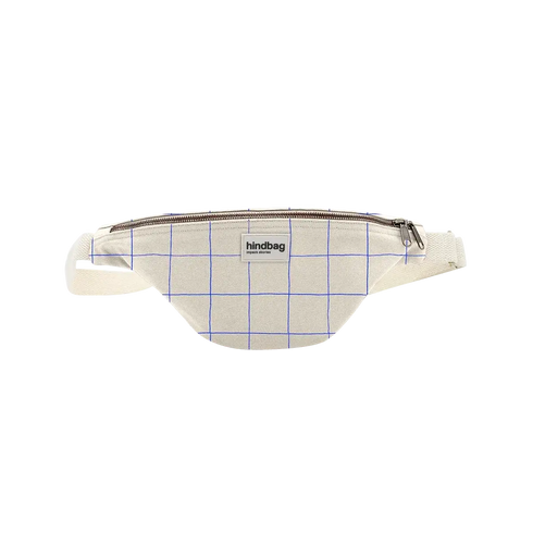 BumBag Olivia | kariert ecru, blau