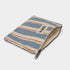 Pouch Lou gestreift | orange, blau, ecru