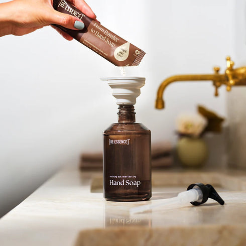 Powder to Soap Handseife | Glasflasche