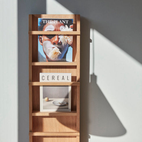 Vertigo Magazinhalter in Eiche