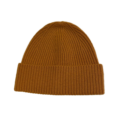 Strickmütze Cashmere | mustard