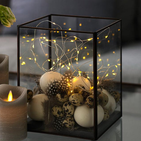 Lichterkette Knirke 20 LED 1.9m | silber