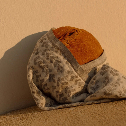 Geschirrtuch Ruusu x hvittrask | white-grey