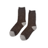 Wollsocken Waffelstruktur | choco