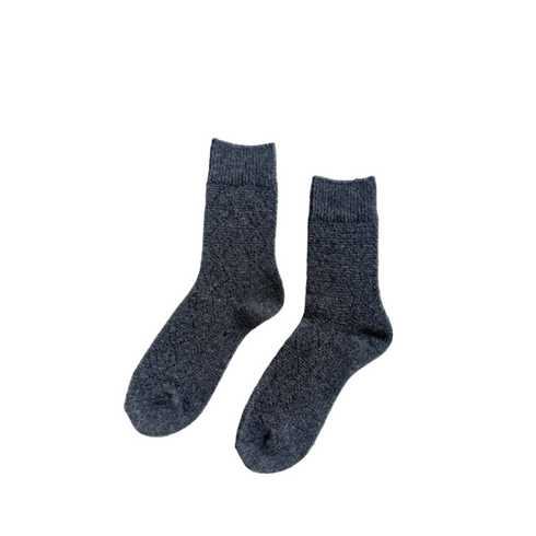 Kaschmir Pointelle Socken