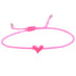 Armband Herz mini | neon-pink