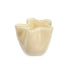 Glasvase organisch | offwhite
