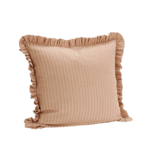 Kissenbezug mit Ruffles (50x50) | rosa