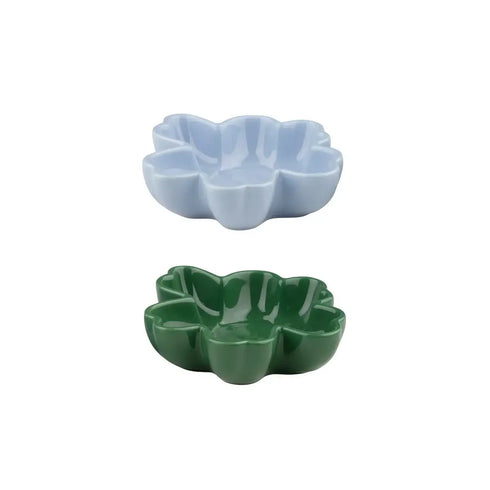 2er Set Unikko Bowl | blau, grün