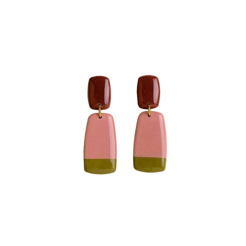 Ohrringe Juna | Burgundy