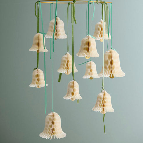 Honeycomb Glocke 12cm | creme