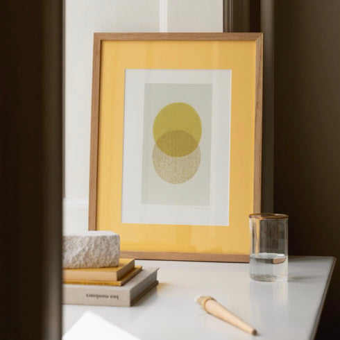 Gerahmter Kunstdruck Long Sun | 30x40cm