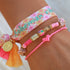 Armband Herz mini | neon-pink