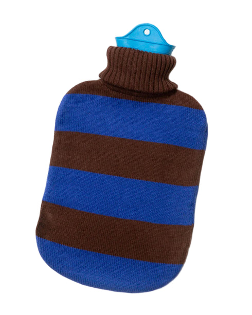 Wärmflasche | blau, braun