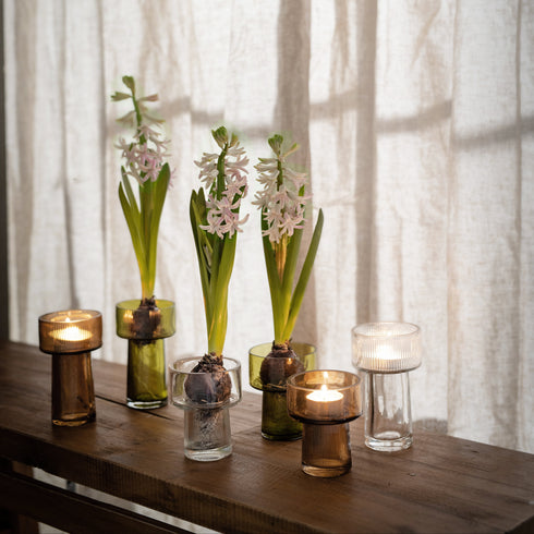 Moa Hyacinthenvase | grün