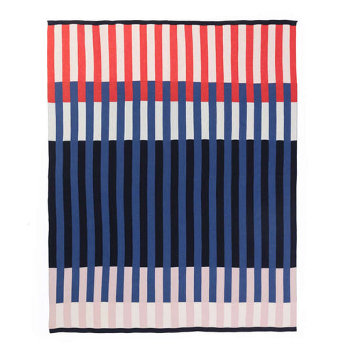 Baumwoll-Decke 130x160cm | Studie Navy