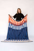 Baumwoll-Decke 130x160cm | Studie Navy