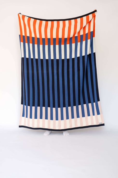 Baumwoll-Decke 130x160cm | Studie Navy