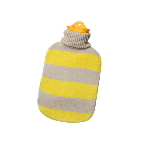 Wärmflasche | gelb, beige