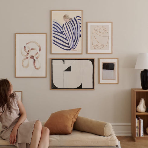 Gerahmter Kunstdruck 8am | 100x70cm