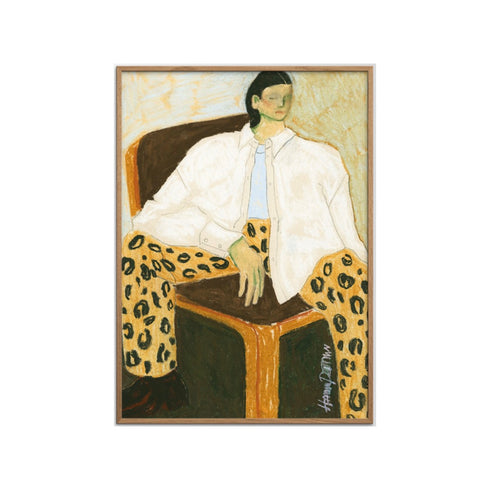 Gerahmter Kunstdruck Fashion Diva | 50cm x 70cm