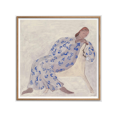 Gerahmter Kunstdruck Rose - Sofia Lind | 50x50cm