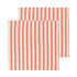 Baumwoll Servietten 2er-Pack | red stripes