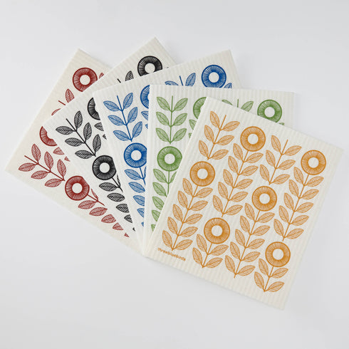 Schwammtuch | gelbe Blumen