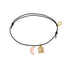 Armband HOME | schwarz, gold, peach