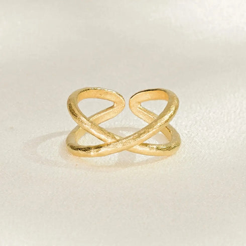 Ring Alta | Edelstahl vergoldet