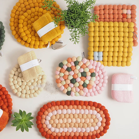 Filz Untersetzer | forest