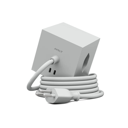 Mehrfachsteckdose SQUARE | grey