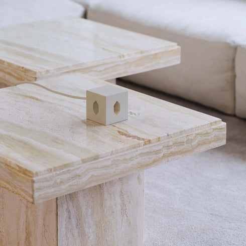 Mehrfachsteckdose SQUARE | sand