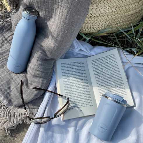 Edelstahl Trinkflasche - powder blue | verschiedene Grössen